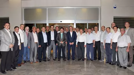 Konya-Karaman oda ve borsa başkanları Konya’da buluştu