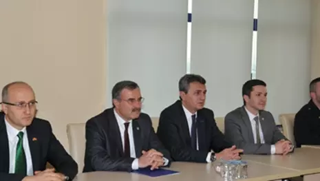 Makedonya Yatırım Bakanı, Konya Sanayi Odası’nı ziyaret etti