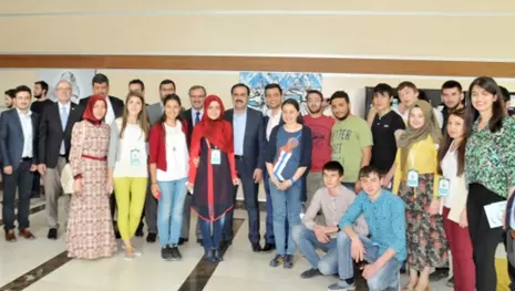 Başkanlar, üniversiteli öğrencilerle tecrübelerini paylaştı