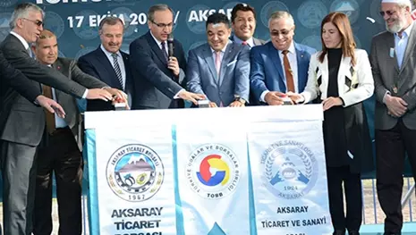 Kütükcü, TOBB Aksaray Mesleki ve Teknik Anadolu Lisesi’nin temel atma törenine katıldı