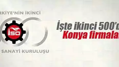 Kütükcü, İkinci 500’deki Konyalı firmaları tebrik etti
