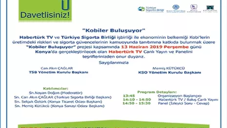 KOBİ'ler Buluşuyor Paneli 13 Haziran'da yapılacak