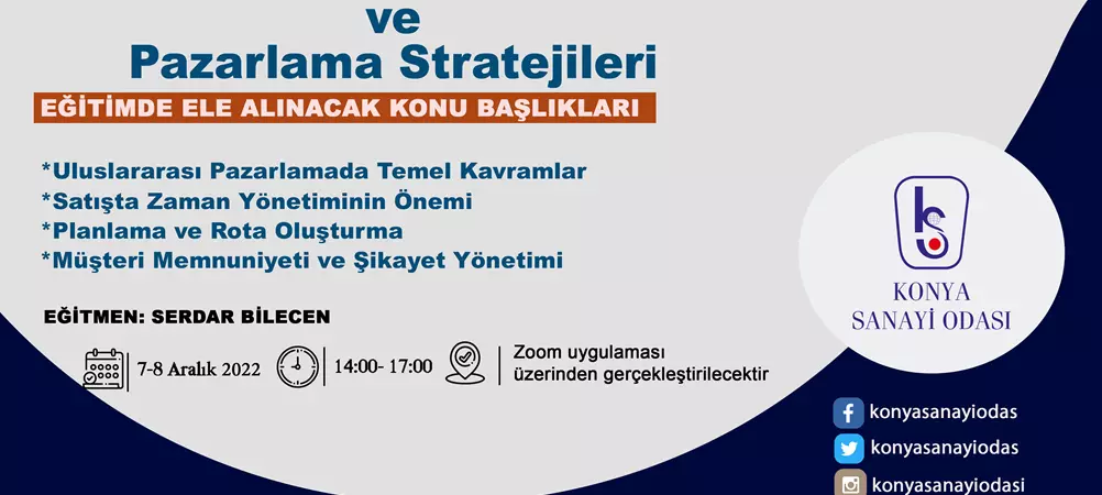 SATIŞ BECERİLERİNİ GELİŞTİRME VE PAZARLAMA STRATEJİSİ 1.Gün