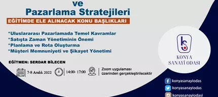 SATIŞ BECERİLERİNİ GELİŞTİRME VE PAZARLAMA STRATEJİSİ 1.Gün