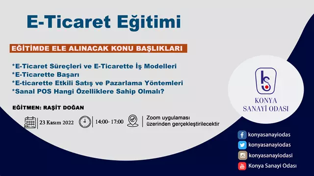 23 kasım e ticaret eğitimi