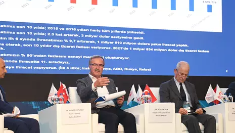 Kütükcü, Türkiye İhracat Seferberliği Zirvesi’nde, Konya sanayisini anlattı
