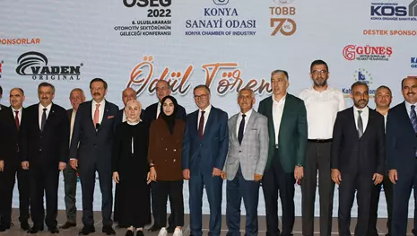Konya’nın otomotiv devlerine plaket verildi