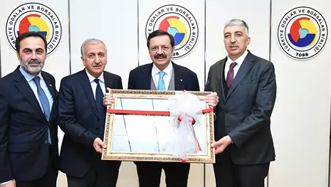 Konya iş dünyasından Hisarcıklıoğlu’na ziyaret