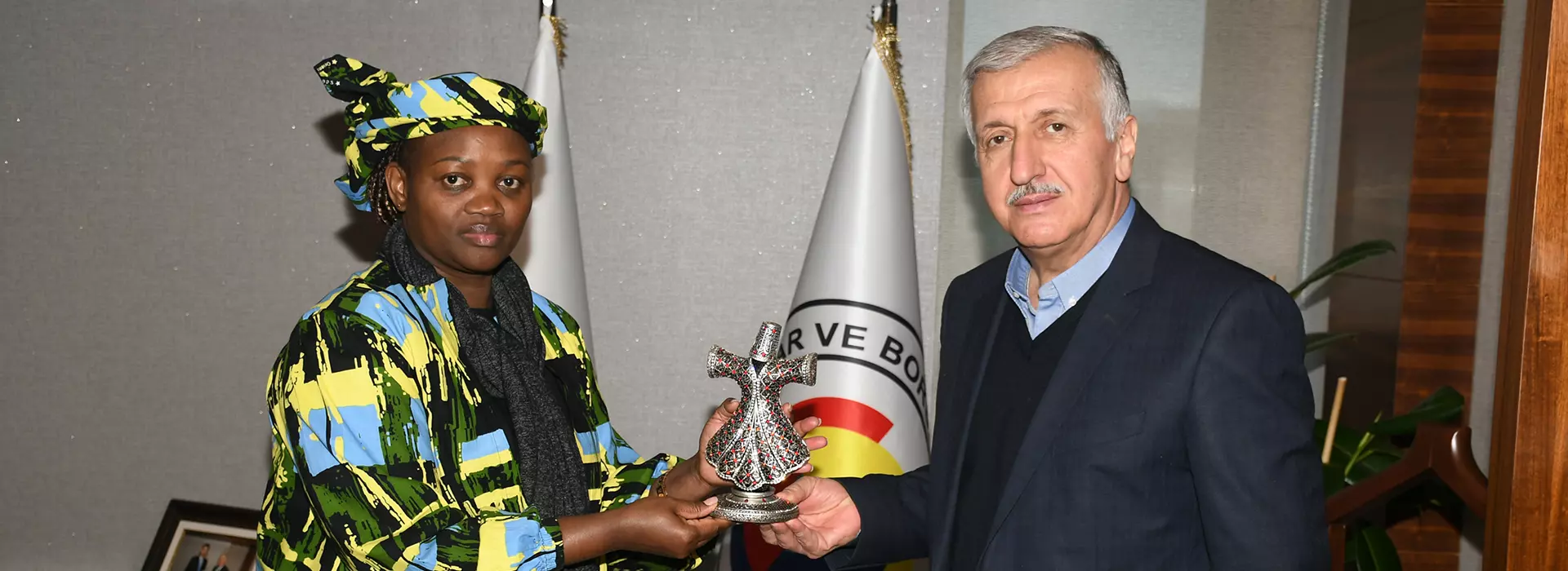 UGANDA BÜYÜKELÇİSİ’NDEN KSO’YA ZİYARET
