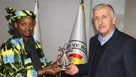 UGANDA BÜYÜKELÇİSİ’NDEN KSO’YA ZİYARET