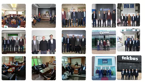 BAŞKANLARDAN SANAYİCİLERE KONUT DESTEĞİ ZİYARETİ