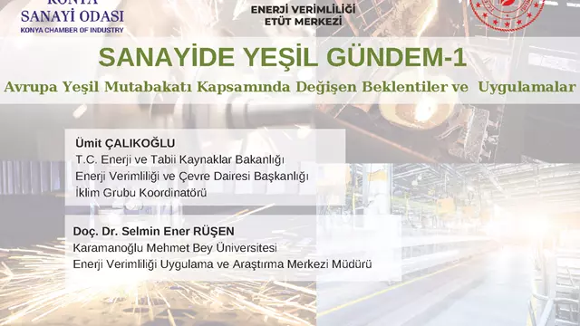 SANAYİDE YEŞİL GÜNDEM-1