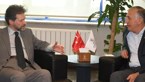 KUZEY MAKEDONYA BÜYÜKELÇİSİ, KSO’YU ZİYARET ETTİ