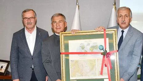 Tataristan Cumhurbaşkanı KSO’yu ziyaret etti