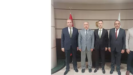 BAŞKAN BÜYÜKEĞEN, SAVUNMA SANAYİİ BAŞKANI GÖRGÜN’Ü ZİYARET ETTİ