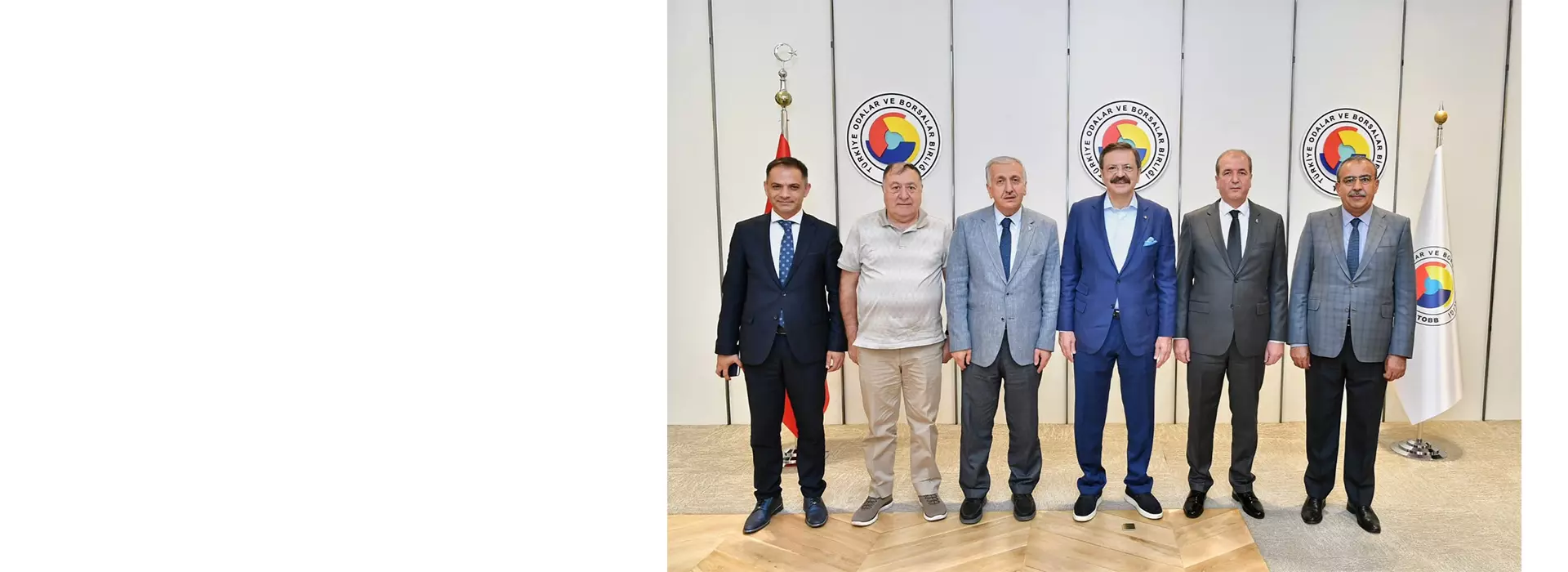 Başkan Büyükeğen, TOBB Başkanı Hisarcıklıoğlu'nu ziyaret etti