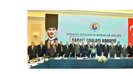 BÜYÜKEĞEN, TOBB SANAYİ ODALARI KONSEY TOPLANTISINA KATILDI