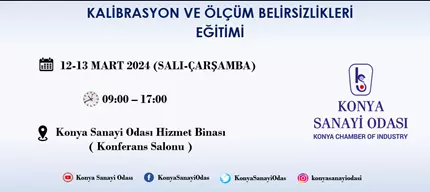 KALİBRASYON VE ÖLÇÜM BELİRSİZLİKLERİ EĞİTİMİ 