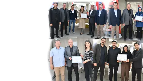 MESLEKİ EĞİTİM İSTİHDAM FUARI’NDA STAND AÇAN FİRMALARA, KATILIM BELGESİ VERİLDİ