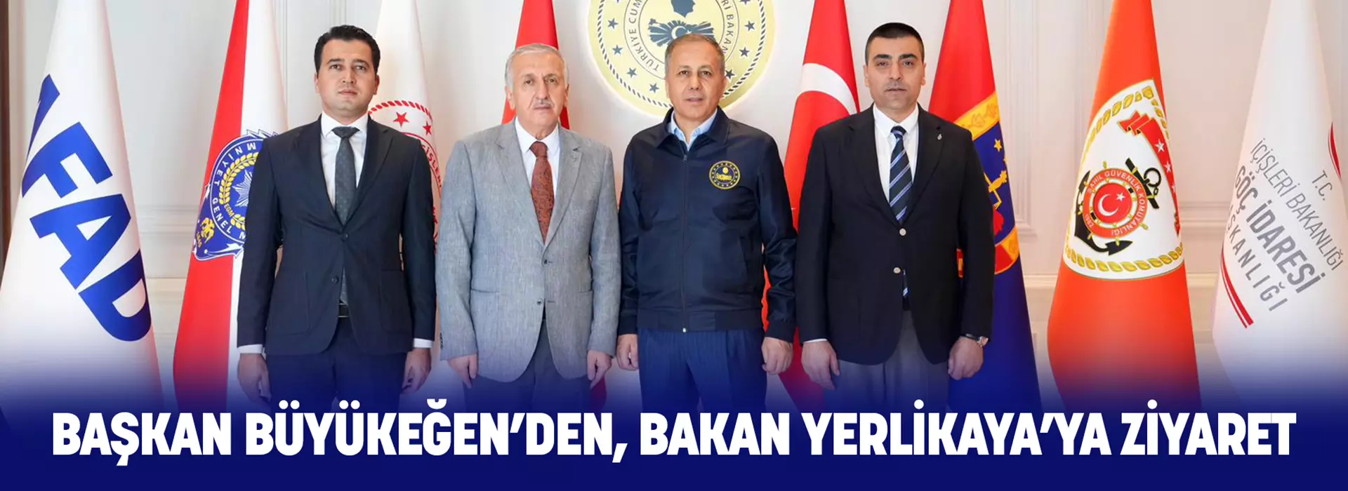 BAŞKAN BÜYÜKEĞEN’DEN BAKAN YERLİKAYA’YA ZİYARET
