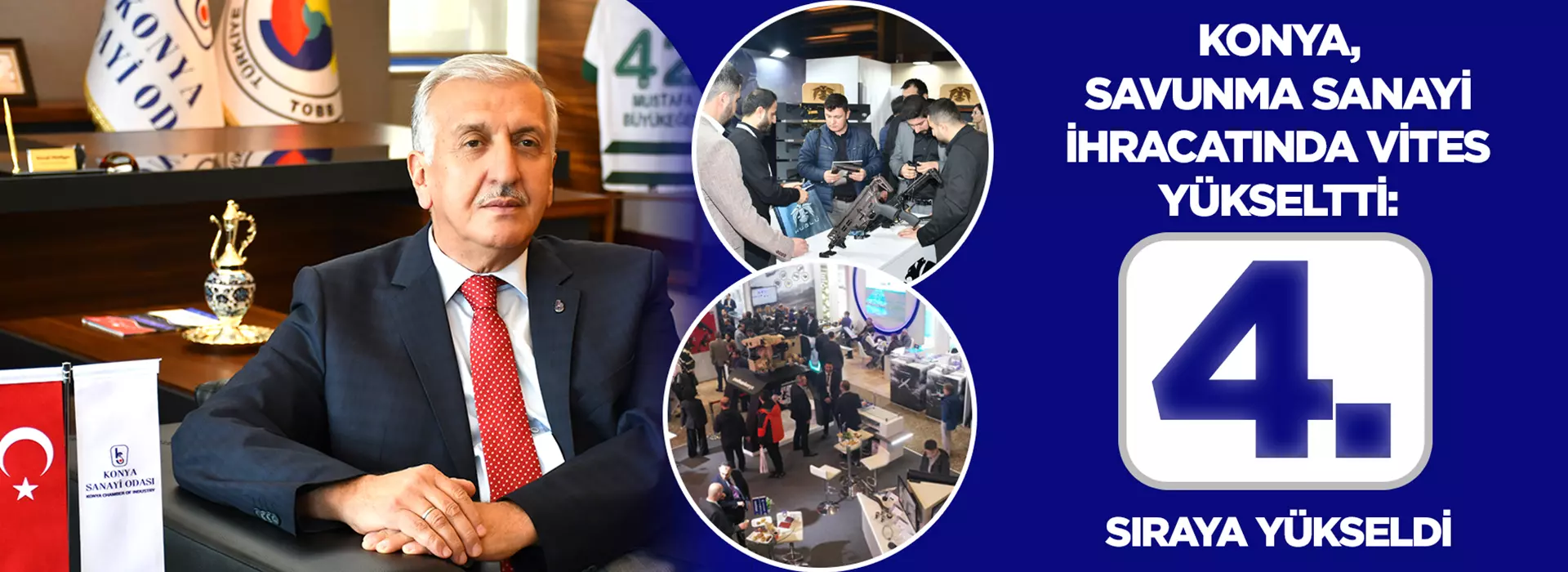 KONYA, SAVUNMA SANAYİ İHRACATINDA VİTES YÜKSELTTİ: 4. SIRAYA YÜKSELDİ