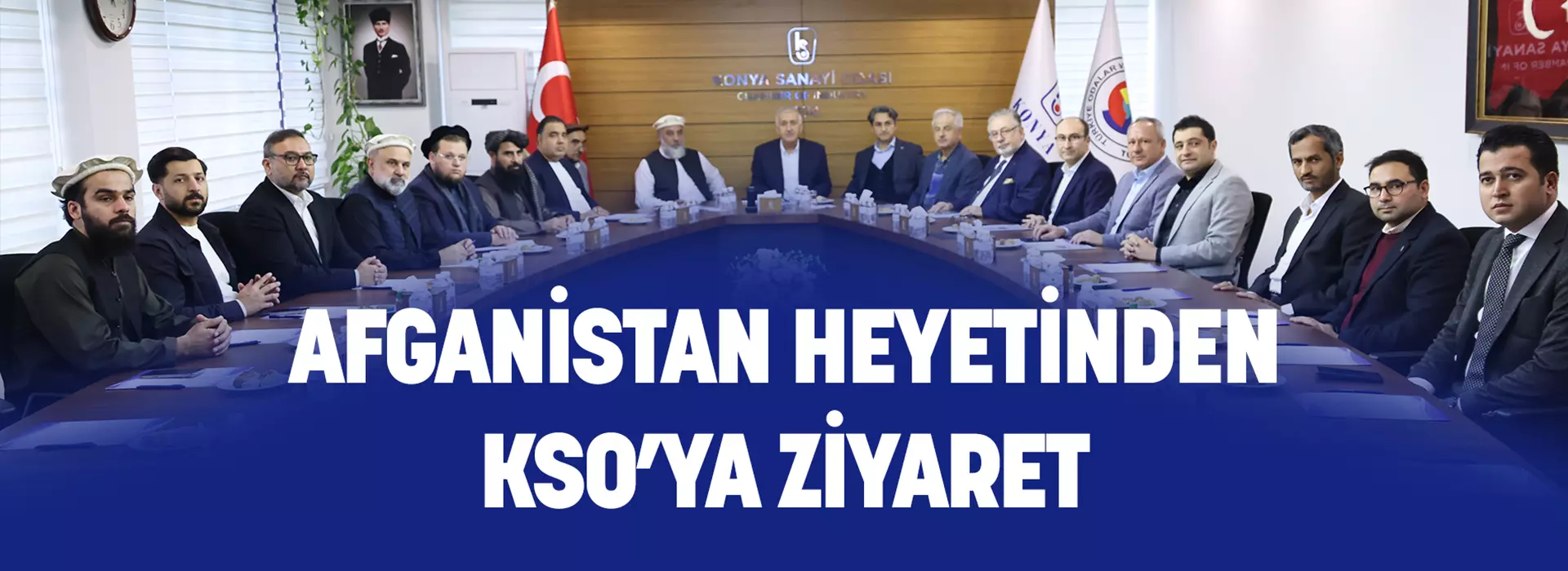AFGANİSTAN HEYETİNDEN KSO’YA ZİYARET