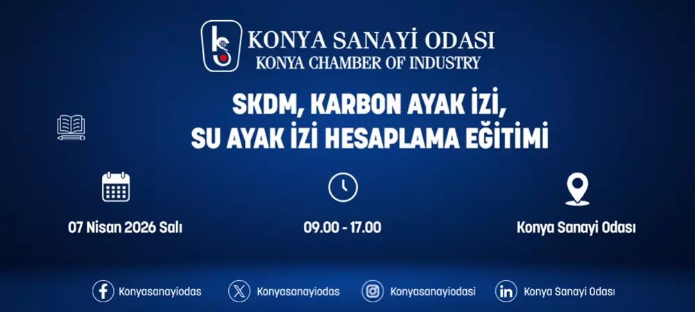SKDM, KARBON AYAK İZİ, SU AYAK İZİ HESAPLAMA EĞİTİMİ