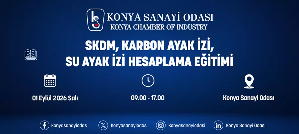 SKDM, KARBON AYAK İZİ, SU AYAK İZİ HESAPLAMA EĞİTİMİ