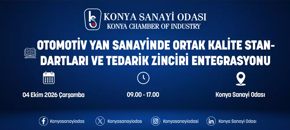 ORTAK KALİTE STANDARTLARI VE TEDARİK ZİNCİRİ ENTEGRASYONU EĞİTİMİ