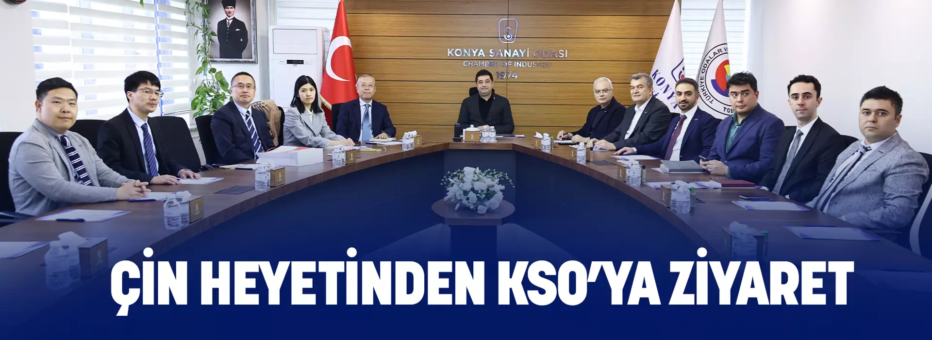 ÇİN HEYETİNDEN KSO’YA ZİYARET