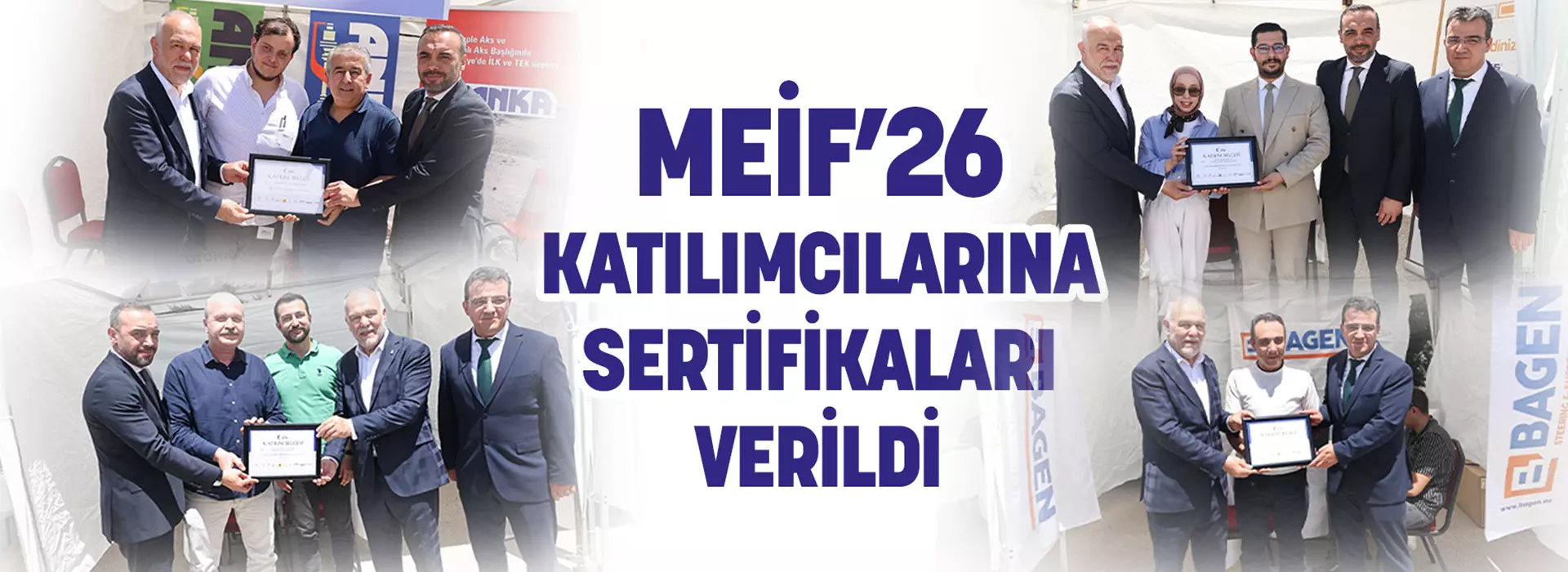 MEİF’26 KATILIMCILARINA SERTİFİKALARI VERİLDİ