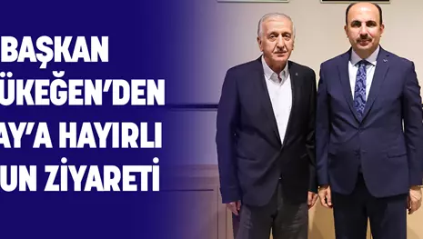 BAŞKAN BÜYÜKEĞEN'DEN ALTAY'A HAYIRLI OLSUN ZİYARETİ