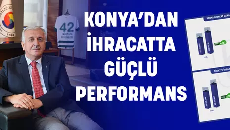 KONYA’DAN İHRACATTA GÜÇLÜ PERFORMANS